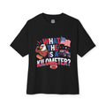 WHAT IS A KILOMETER? - Boxy Unisex Tee
