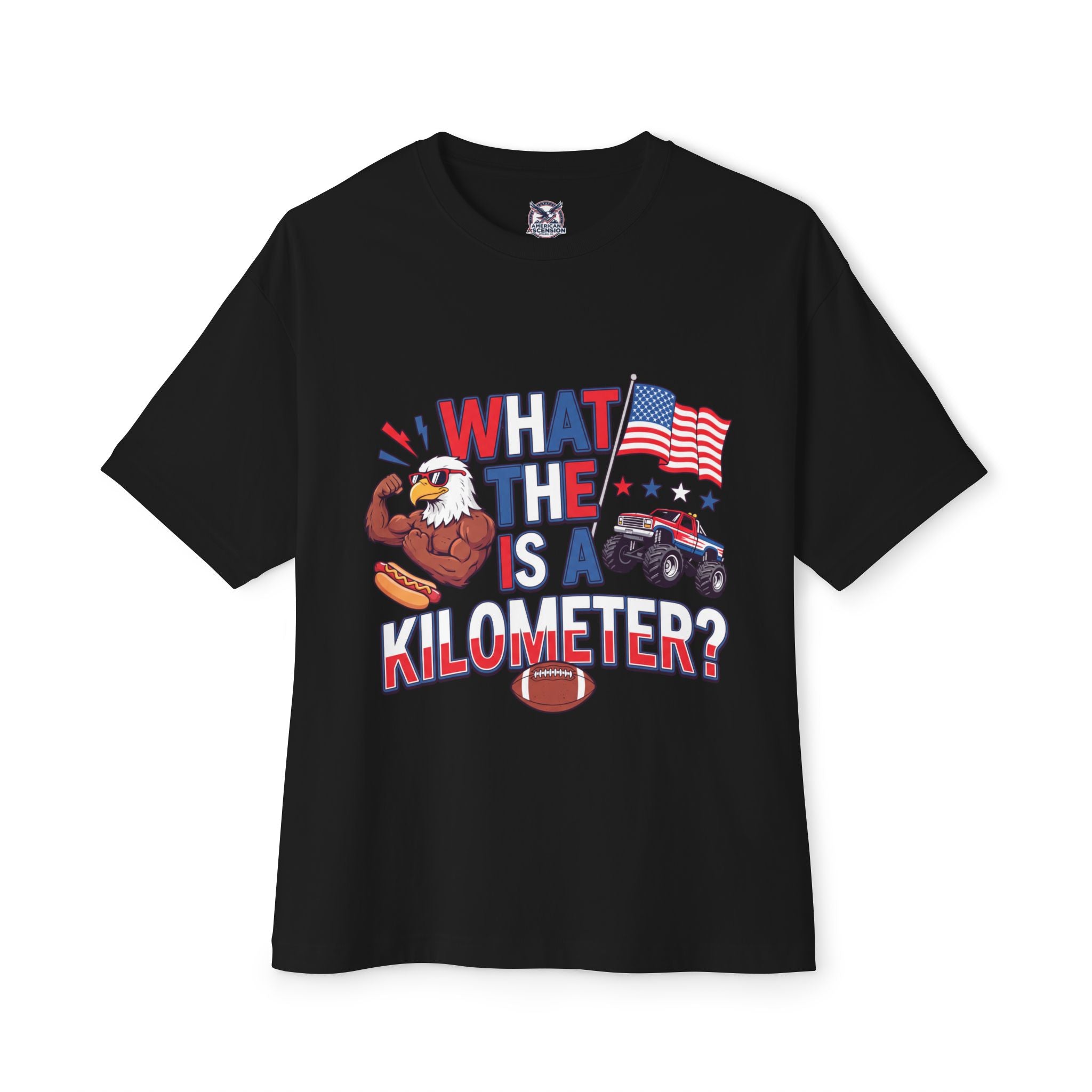 WHAT IS A KILOMETER? - Boxy Unisex Tee