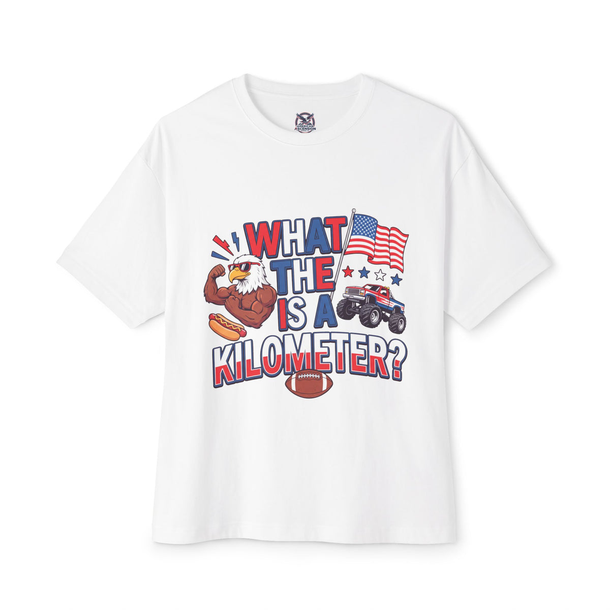 WHAT IS A KILOMETER? - Boxy Unisex Tee