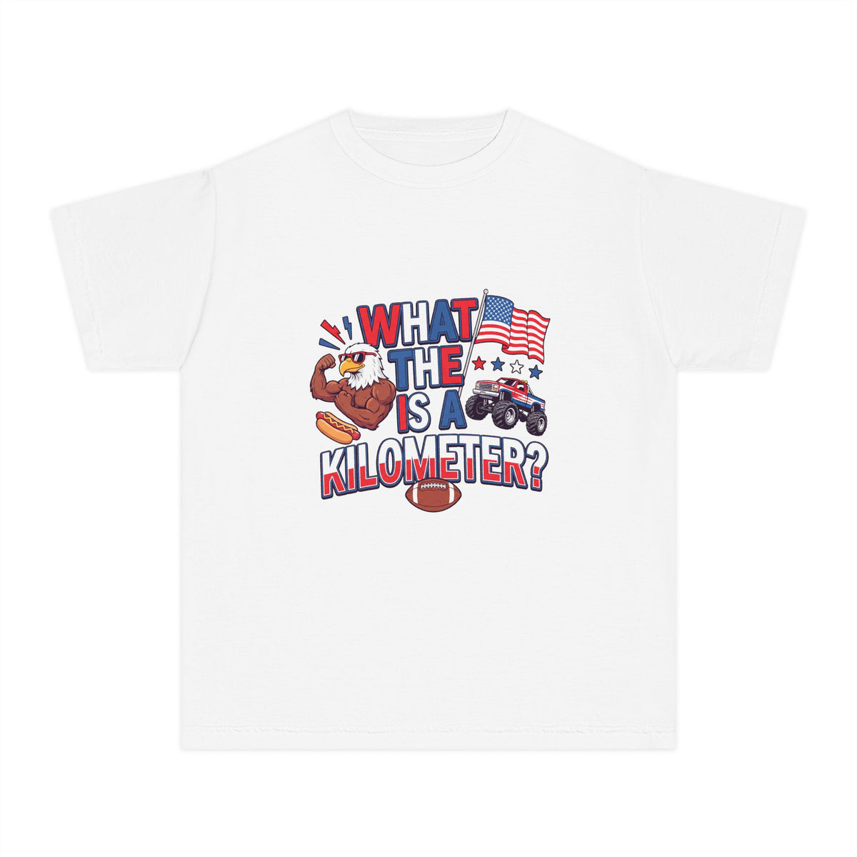 WHAT IS A KILOMETER? - Youth Midweight Tee