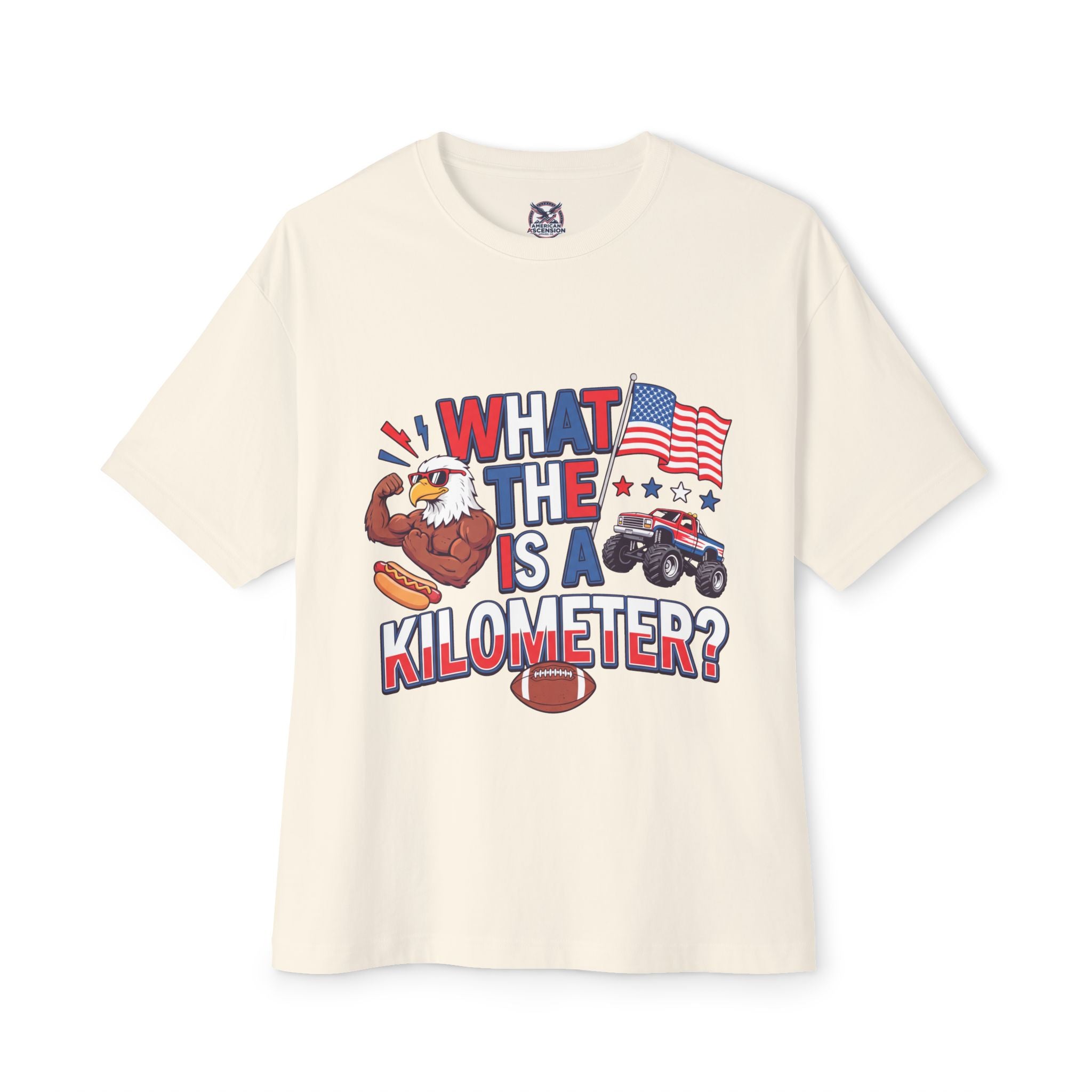 WHAT IS A KILOMETER? - Boxy Unisex Tee