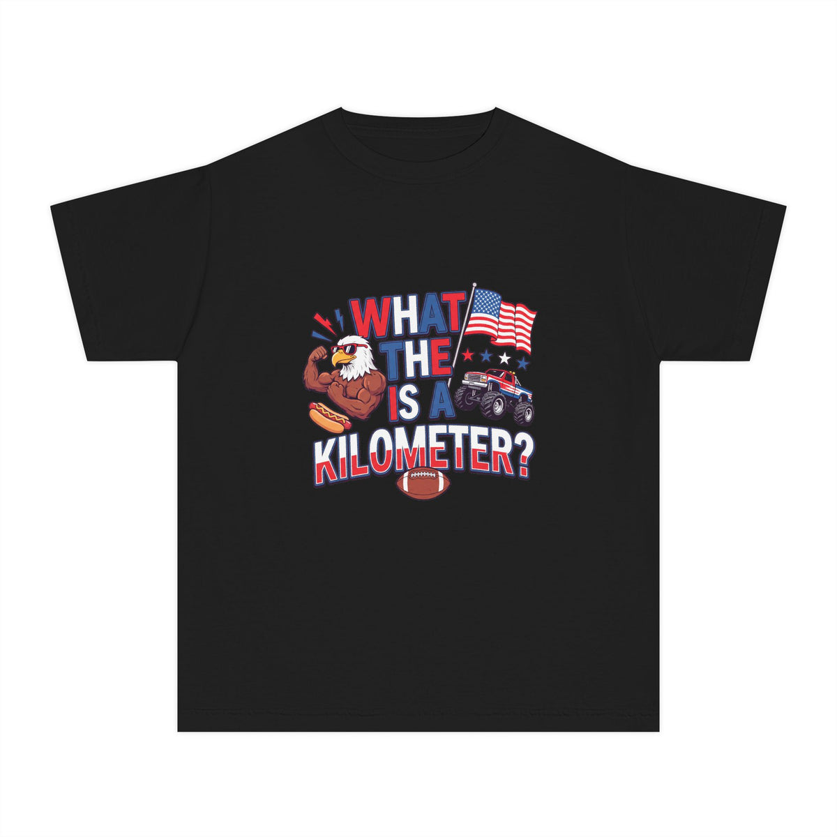 WHAT IS A KILOMETER? - Youth Midweight Tee