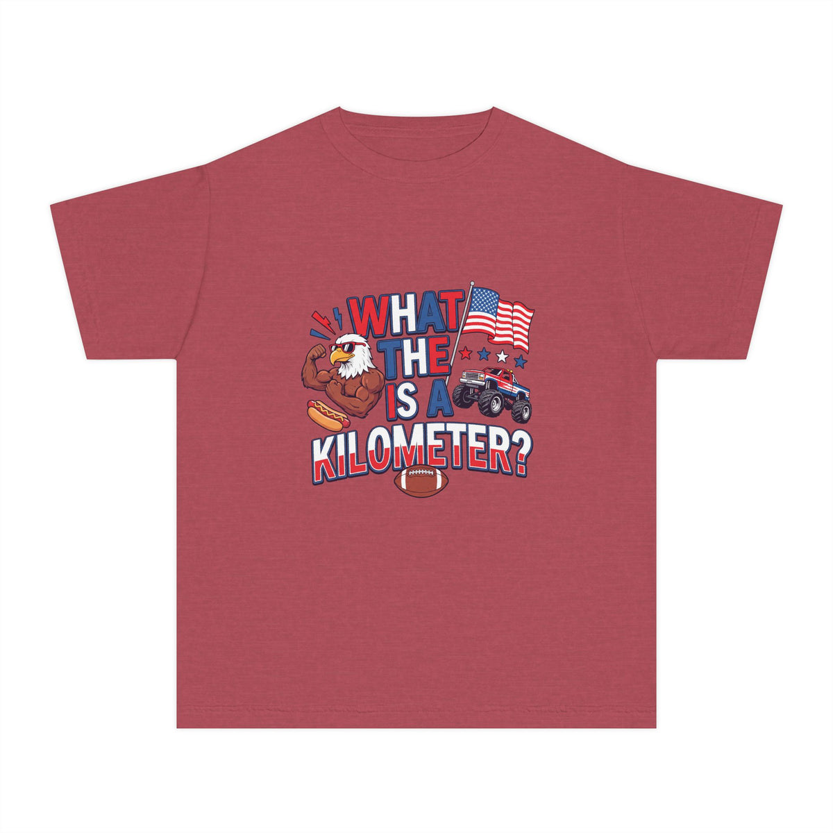 WHAT IS A KILOMETER? - Youth Midweight Tee